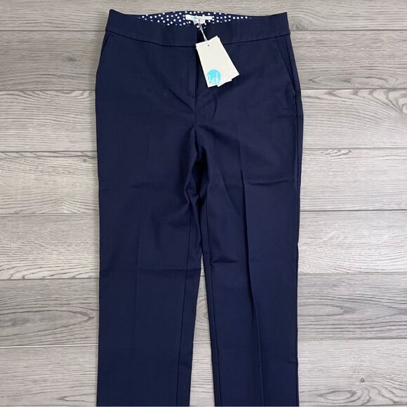Boden Richmond Women Size 6 Long Cotton High Rise Ankle Trouser NEW Pant Office - Picture 3 of 7